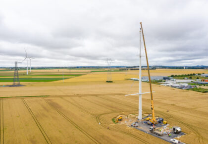 FLERS EN ESCREBIEUX : « Équilibre », une nouvelle génération de pylône sort de terre sur la ligne électrique Avelin Gavrelle