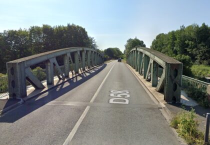 DOUAI : Réparation et mise en peinture du pont Fort de Scarpe dès Janvier