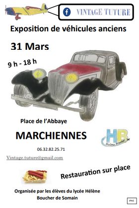 MARCHIENNES : Expo voitures anciennes