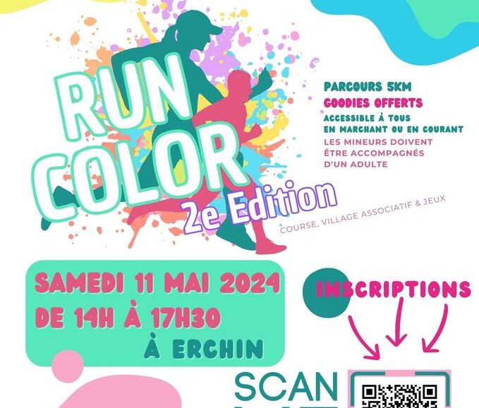 ERCHIN : Run Color 2éme édition