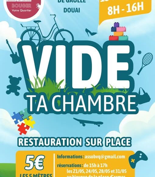 DOUAI : Vide ta chambre